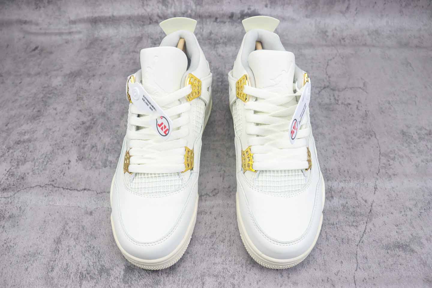 AJ4 Unisex "Vivid Sulfur" Sneakers Shoes (AQ9129-170 )