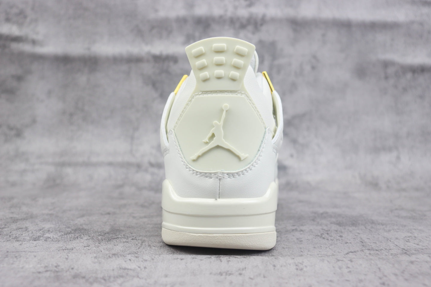 AJ4 Unisex "Vivid Sulfur" Sneakers Shoes (AQ9129-170 )